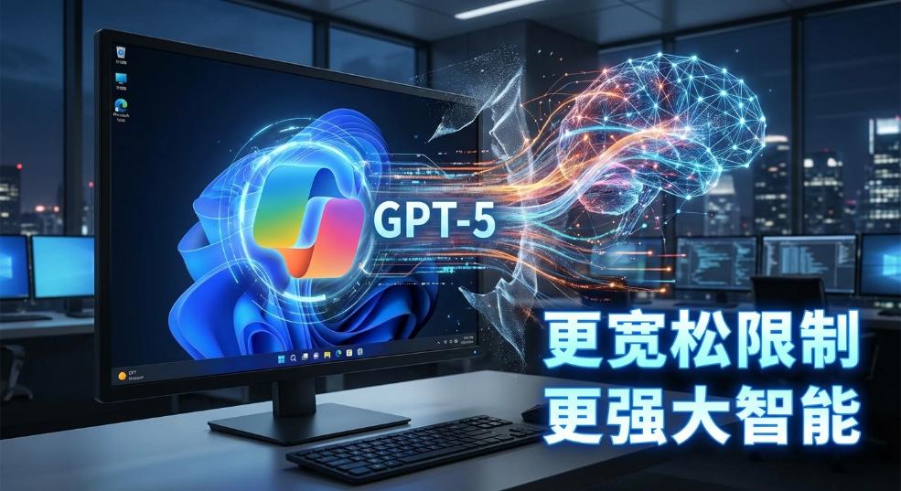 微软 Copilot（Win10/11）支持 GPT – 5 智能模式，限制比 