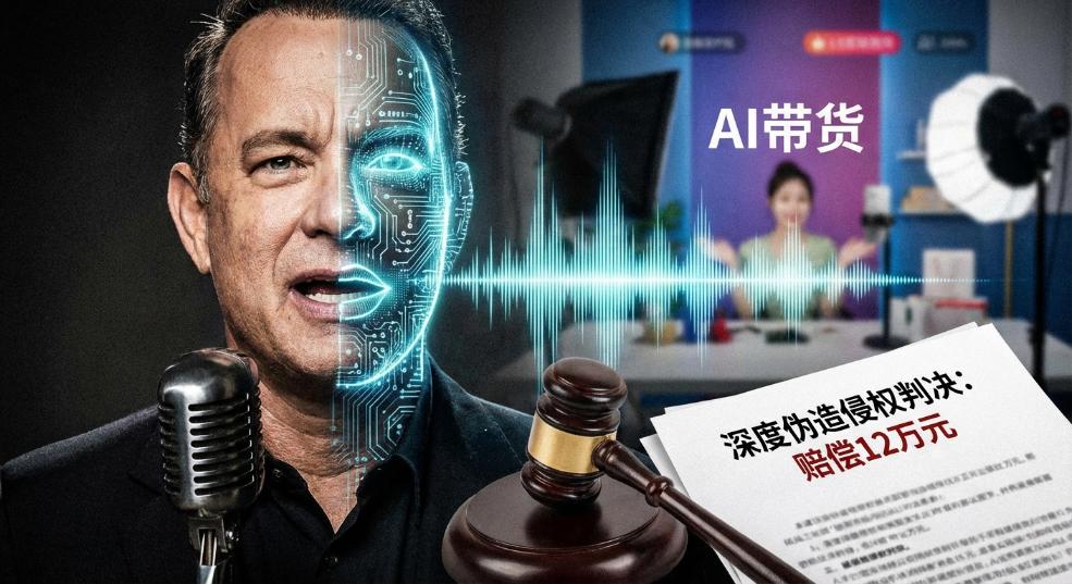 AI“深度伪造”名人声音带货被判侵权，商家赔礼道歉并赔偿 12 万元