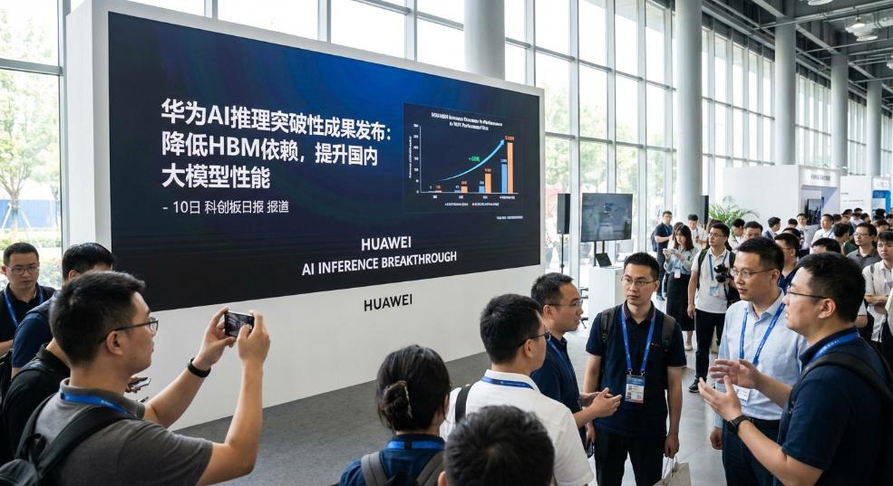 消息称华为即将发布 AI 推理领域突破性成果：降低对 HBM 依赖，提升国内大模型性能第一张图