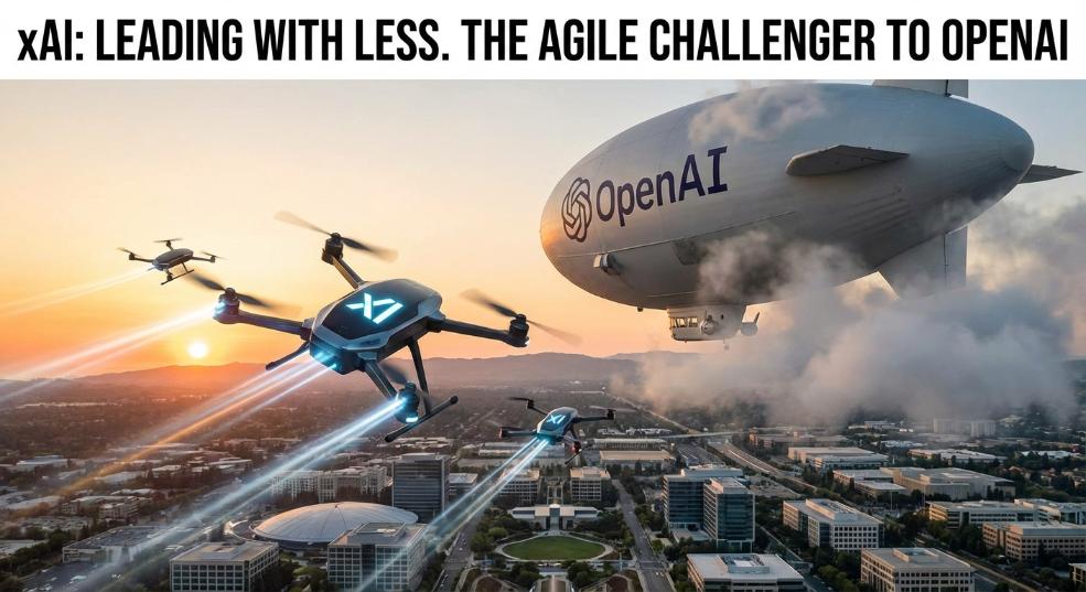 xAI 联合创始人叫板 OpenAI：我们以更小的团队取得很多的领先优势