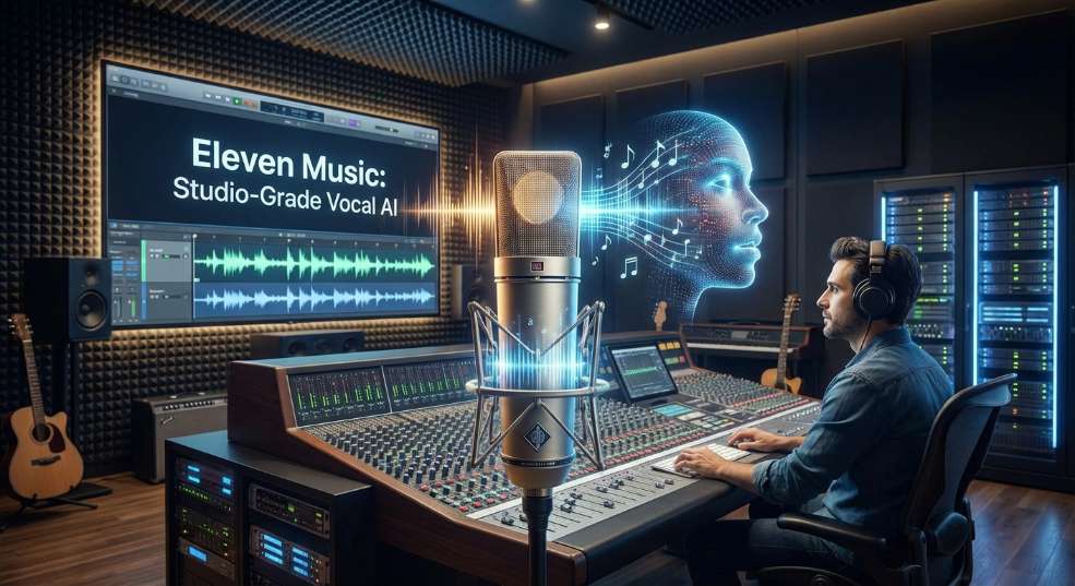 号称可以生成录音室级别人声音乐，Eleven Music 文字转音频 AI 模型