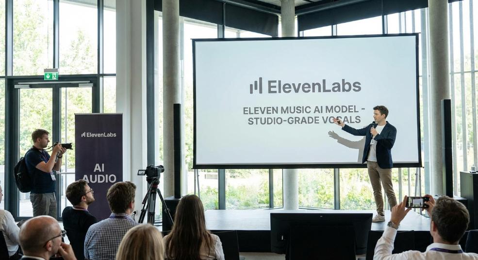号称可以生成录音室级别人声音乐，Eleven Music 文字转音频 AI 模型问世第一张图