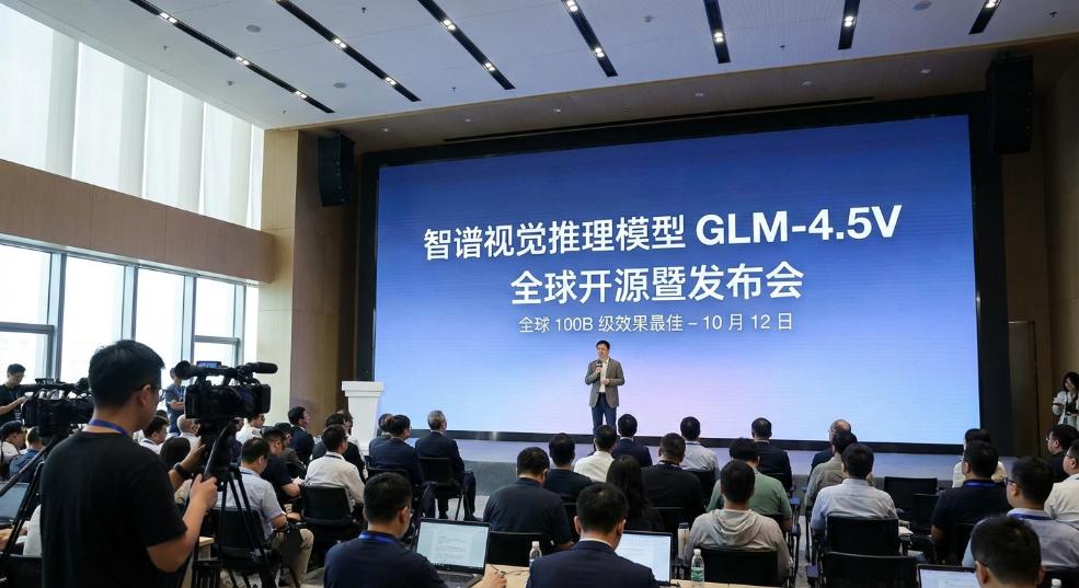 智谱视觉推理模型 GLM-4.5V 上线并开源,号称“全球 100B 级效果最佳” 智谱视觉推理模型 GLM-4.5V 上线并开源,号称“全球 100B 级效果最佳”第一张图