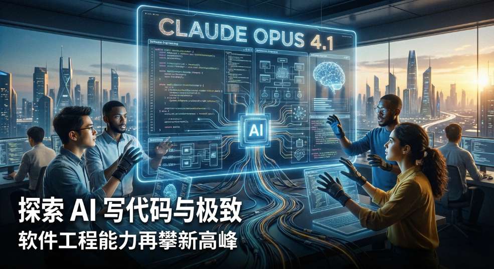 探索 AI 写代码极致：Claude Opus 4.1 模型登场，软件工程能力再