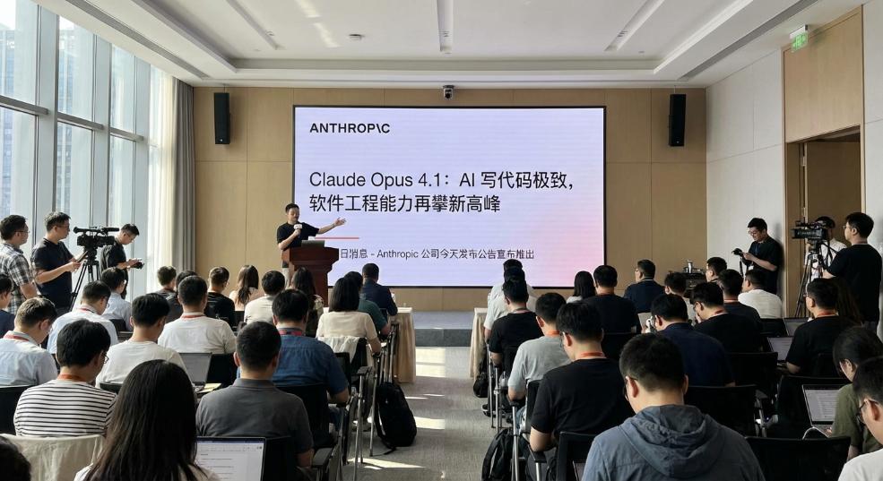 探索 AI 写代码极致：Claude Opus 4.1 模型登场，软件工程能力再攀新高峰第一张图