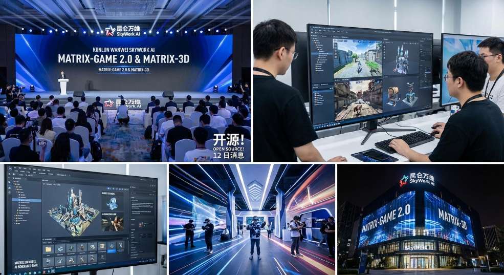 AI 生成游戏，昆仑万维发布并开源 Matrix-Game 2.0、Matrix-3D 模型第二张图