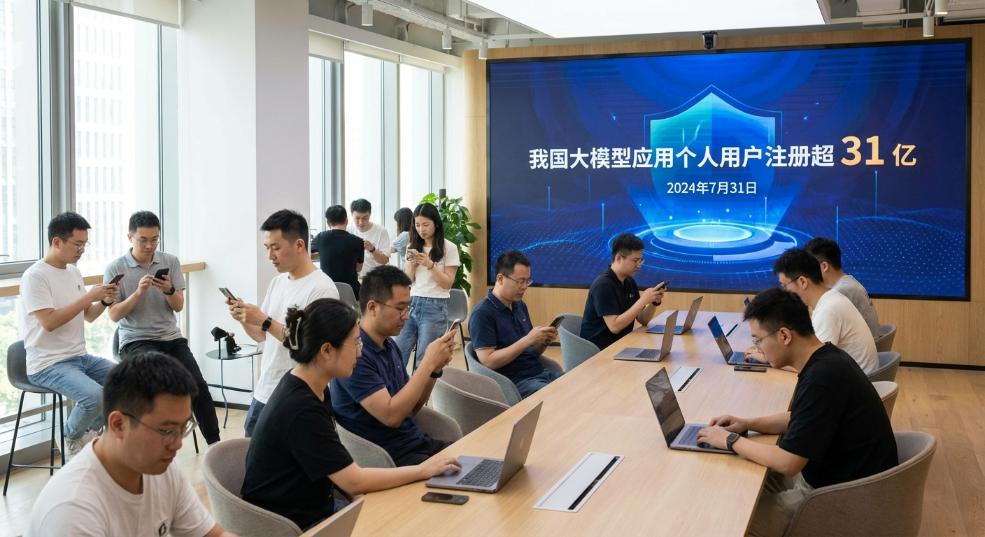 我国大模型应用个人用户注册超 31 亿