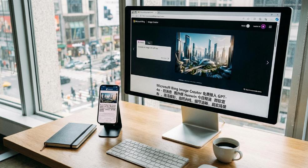 打开必应就能生图，微软 Bing Image Creator 免费接入 GPT-4o第一张图