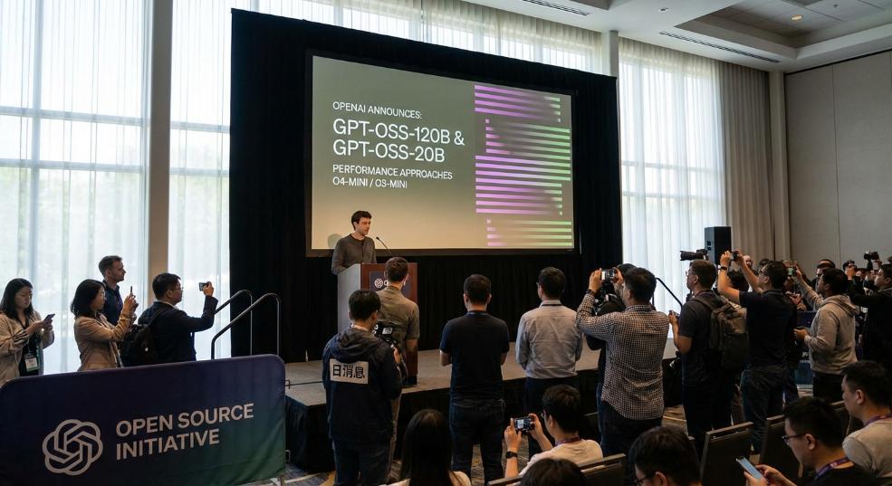 OpenAI 推出两款开源模型 gpt-oss-120b / 20b，性能逼近 o4-mini/o3-mini第一张图