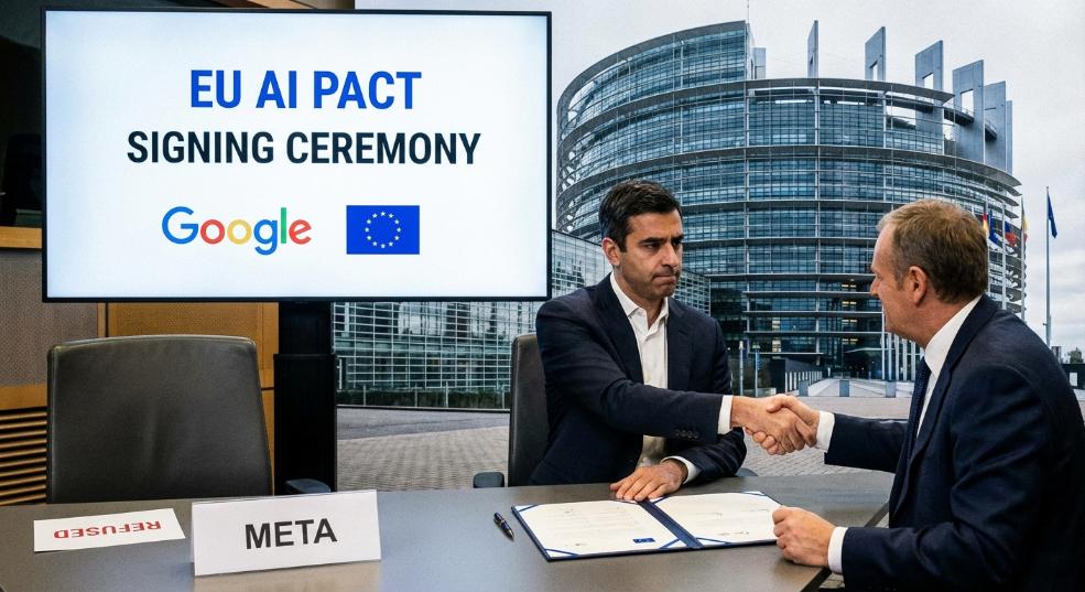 谷歌虽持保留意见仍同意签署欧盟《通用人工智能行为准则》，此前 Meta 拒签