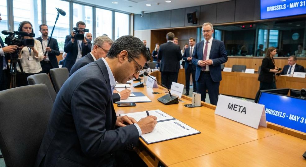 谷歌虽持保留意见仍同意签署欧盟《通用人工智能行为准则》，此前 Meta 拒签第一张图