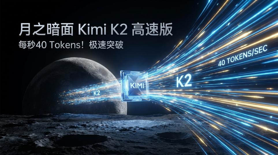 月之暗面发布 Kimi K2 高速版：输出速度提升至每秒 40 Tokens