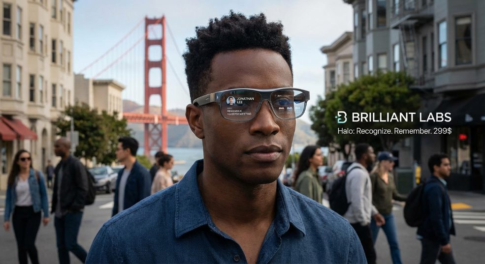 初创公司 Brilliant Labs 推出 Halo 智能眼镜：能帮你认人记事
