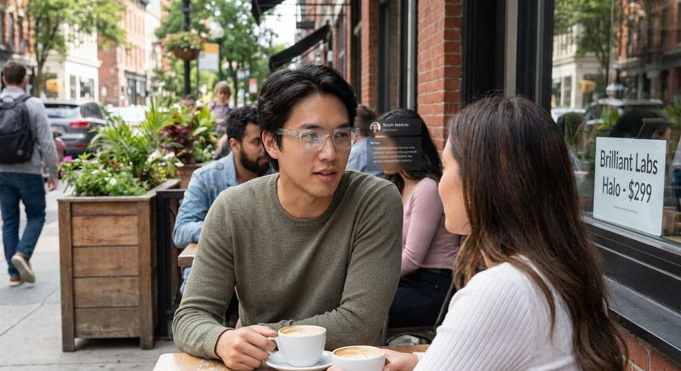 初创公司 Brilliant Labs 推出 Halo 智能眼镜：能帮你认人记事，299 美元第一张图