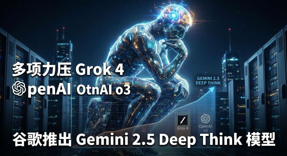 多项力压 Grok 4、OpenAI o3，谷歌推出 Gemini 2.5 De