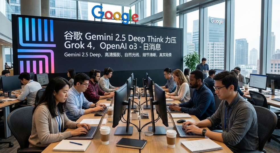 多项力压 Grok 4、OpenAI o3，谷歌推出 Gemini 2.5 Deep Think 模型第一张图