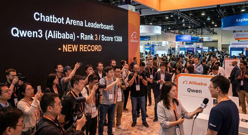 开源大模型得分新纪录，阿里通义 Qwen3 模型拿下全球第三第二张图