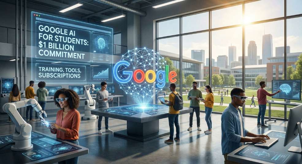 谷歌为全美大学生送福利：未来三年投入 10 亿美元提供 AI 培训及订阅服务