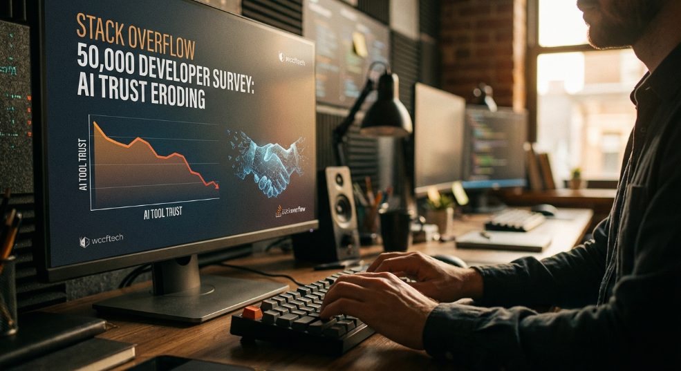 Stack Overflow 五万人大规模调查显示，开发者对 AI 工具信任度开始下降第二张图