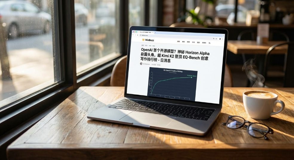 OpenAI 首个开源模型？神秘 Horizon Alpha 崭露头角，超 Kimi K2 登顶 EQ-Bench 创意写作排行榜第一张图