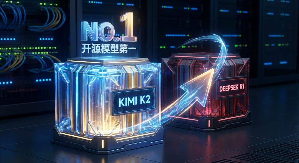 超过 DeepSeek R1，Kimi K2 拿下开源模型第一