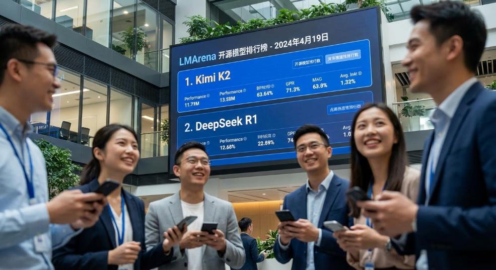 超过 DeepSeek R1，Kimi K2 拿下开源模型第一第二张图