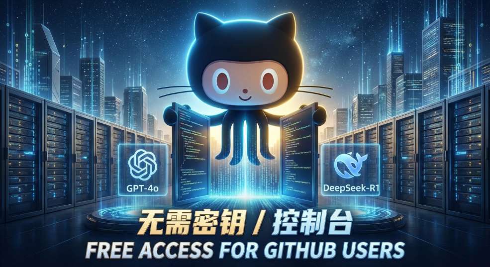 无需密钥 / 控制台：GitHub 用户现可免费使用 / 部署 GPT-4o、D