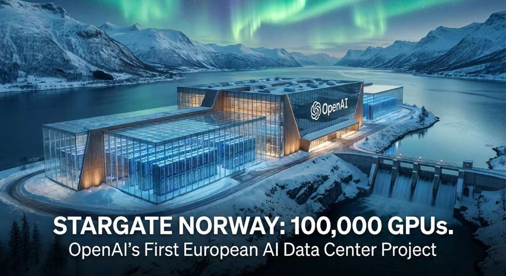 OpenAI 宣布首个欧洲 AI 数据中心项目 Stargate Norway：