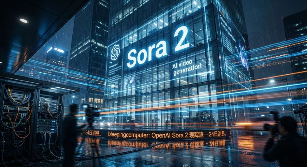 预定最强视频生成 AI 模型,OpenAI Sora 2 现踪迹 预定最强视频生成 AI 模型,OpenAI Sora 2 现踪迹第二张图
