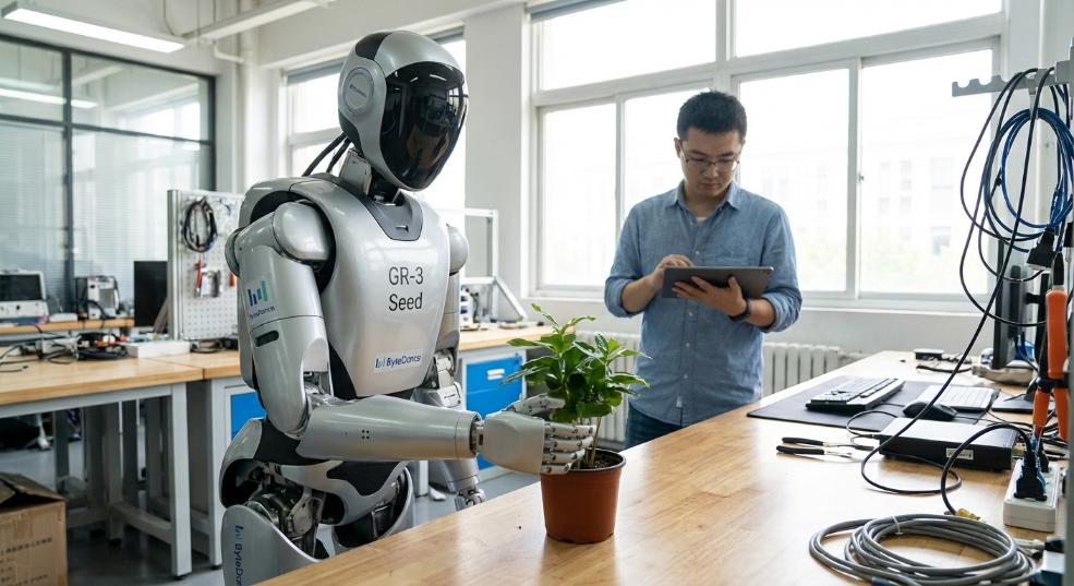 字节跳动发布通用机器人模型「Seed GR-3」第一张图