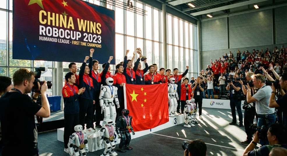创造历史！中国战队首次夺得机器人足球世界杯 RoboCup 人形组冠军第一张图