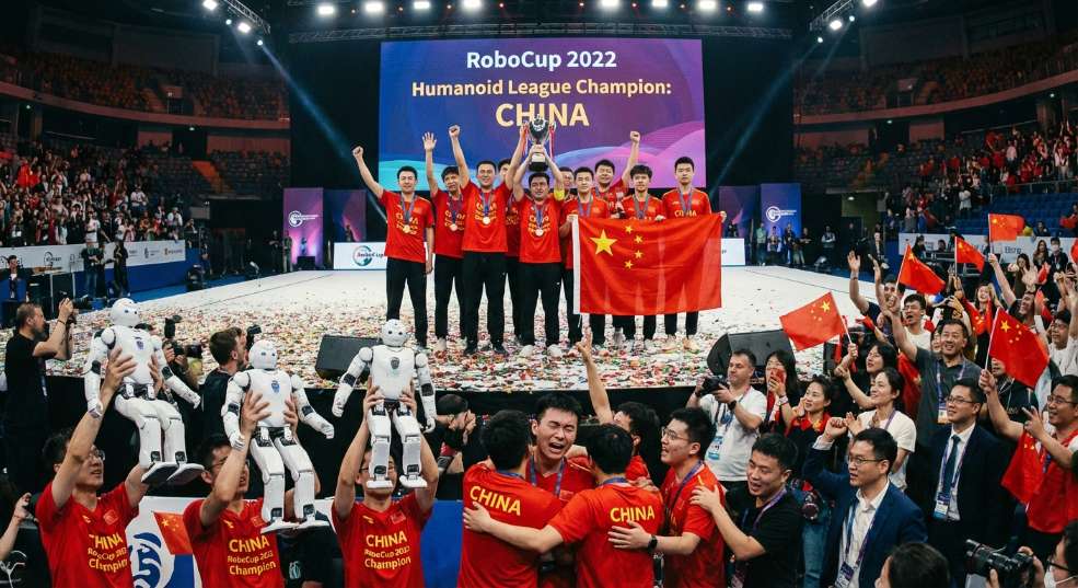 创造历史！中国战队首次夺得机器人足球世界杯 RoboCup 人形组冠军第二张图
