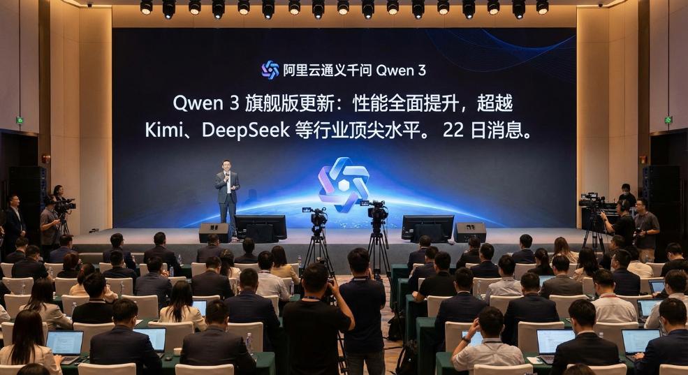 阿里云通义千问 Qwen 3 旗舰版模型宣布更新：性能全面提升，超越 Kimi、DeepSeek 等行业顶尖水平第二张图