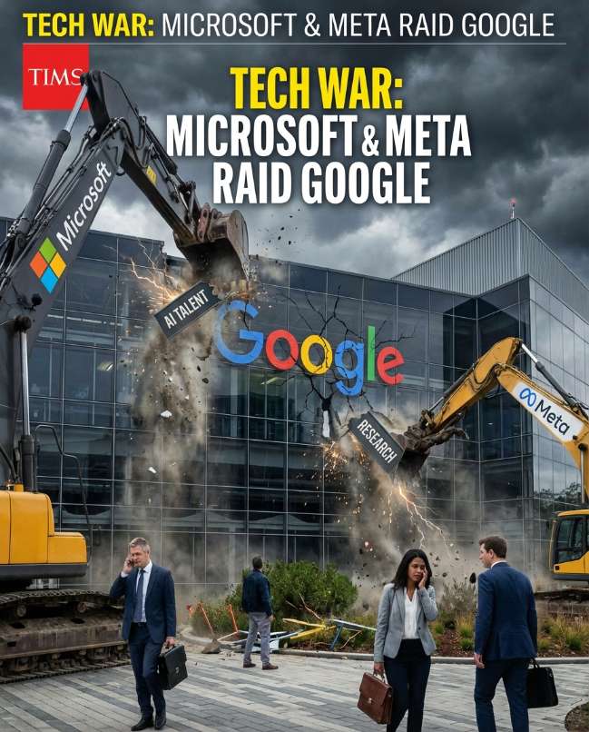 Google 被微软、Meta 齐齐挖墙脚