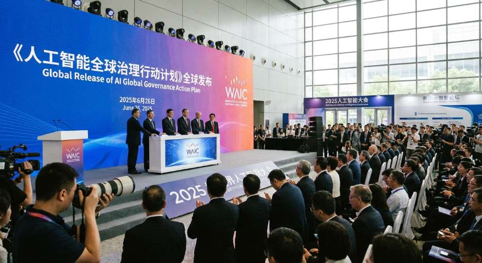 《人工智能全球治理行动计划》在我国发布第一张图
