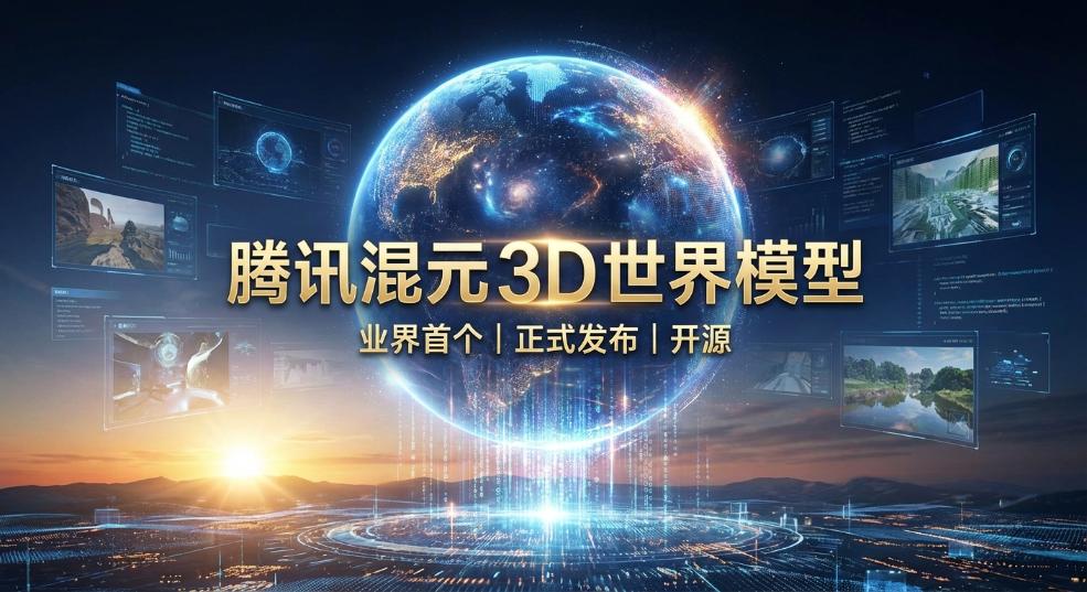 业界首个，腾讯混元 3D 世界模型正式发布并开源