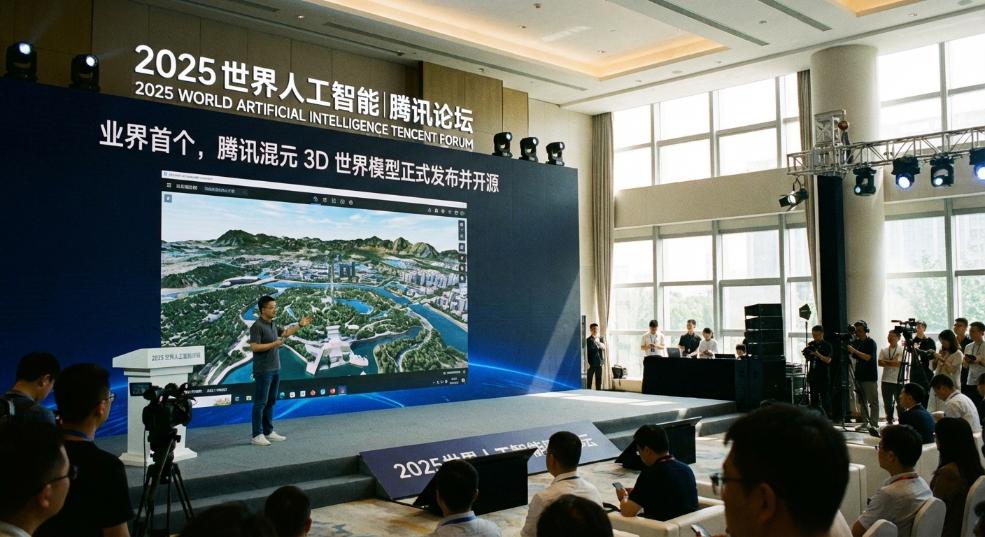 业界首个，腾讯混元 3D 世界模型正式发布并开源第一张图