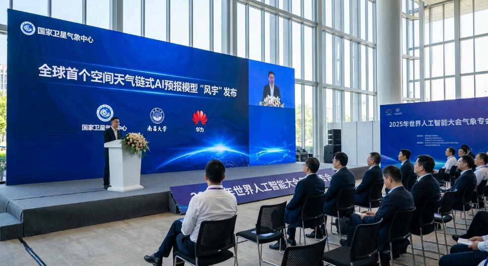全球首个空间天气链式 AI预报模型“风宇”发布，国家卫星气象中心、南昌大学、华为打造第一张图