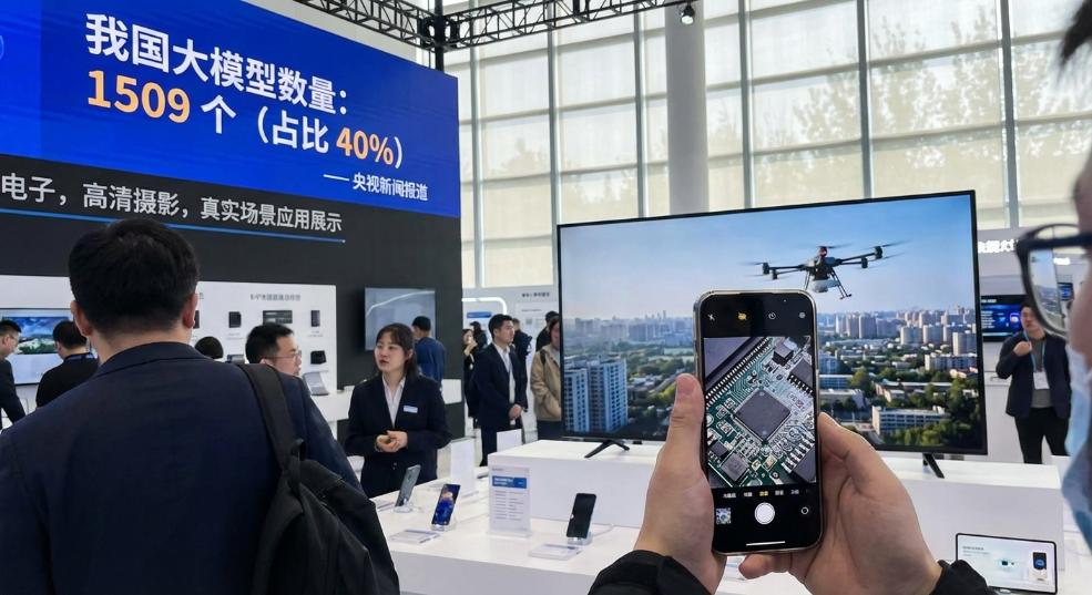 我国大模型数量居全球首位，达到 1509 个、占比达 40%第一张图