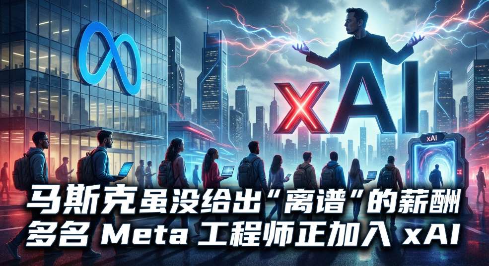 马斯克：虽没给出“离谱”的薪酬，多名 Meta 工程师正加入 xAI