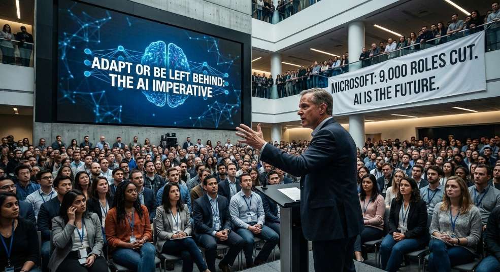 裁员 9000 人后微软高管表态：想留下，就得学会 AI