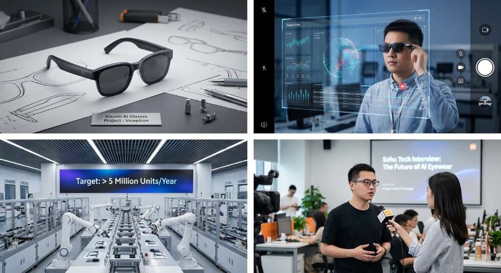 小米 AI 眼镜三年目标：年出货量超五百万第二张图