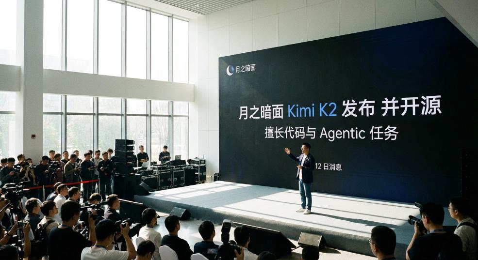 月之暗面 Kimi K2 发布并开源，擅长代码与 Agentic 任务第一张图