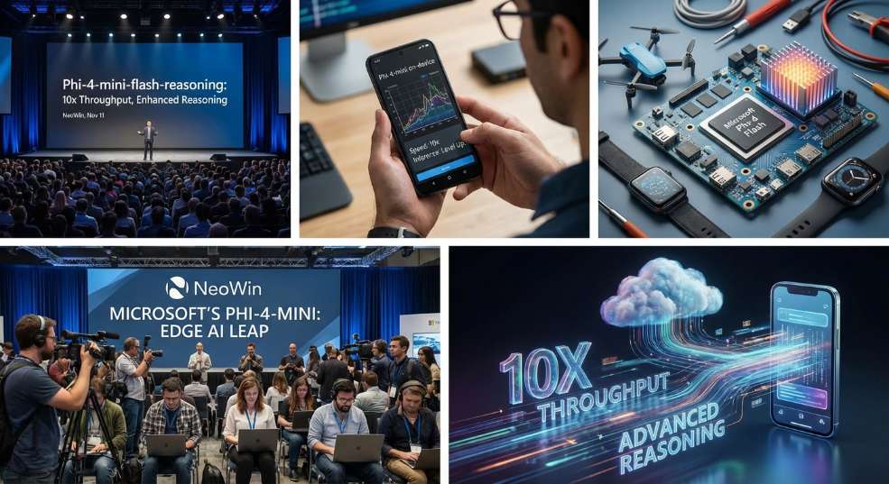 微软发布 Phi-4-mini-flash-reasoning 端侧AI模型：10 倍吞吐量，推理能力升级第二张图