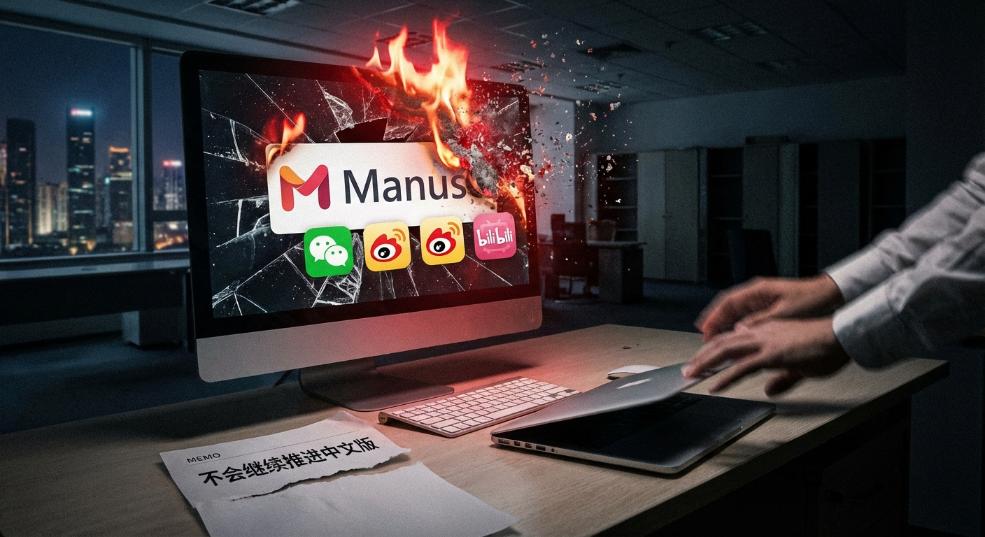 Manus 清空国内多平台账号，前员工透露“不会继续推进”中文版