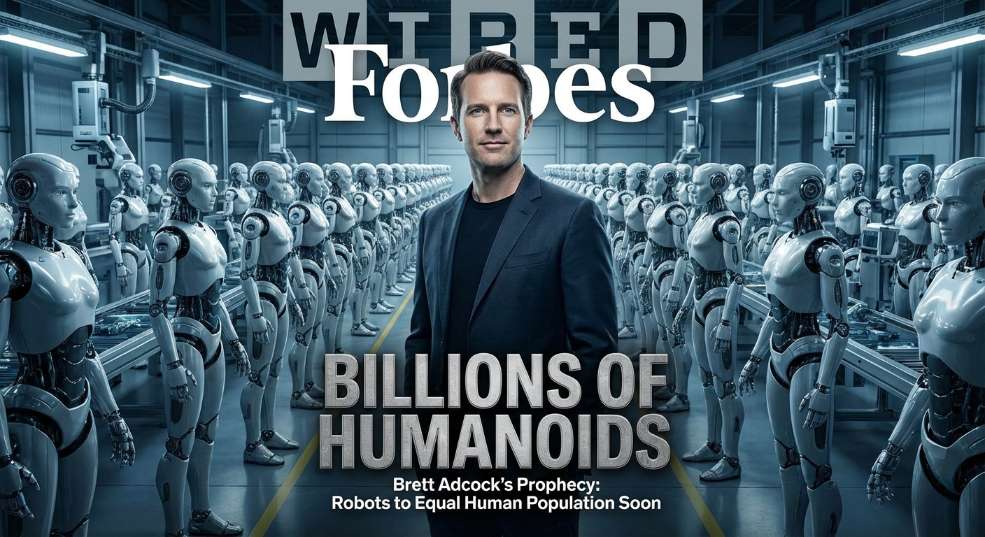 Figure AI 创始人布雷特・阿德科克：人形机器人数量将很快与人类相当