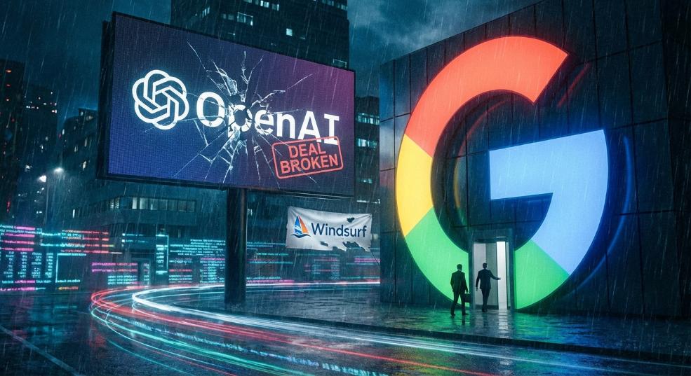 OpenAI 收购 Windsurf 计划告吹，后者 CEO 及创始人已被谷歌招