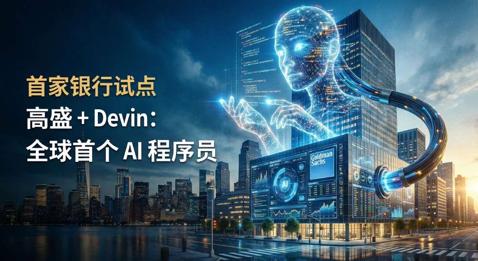 银行业首家，高盛将试点全球首个 AI 程序员 Devin