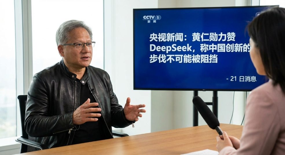 黄仁勋力赞 DeepSeek，称中国创新的步伐不可能被阻挡第一张图