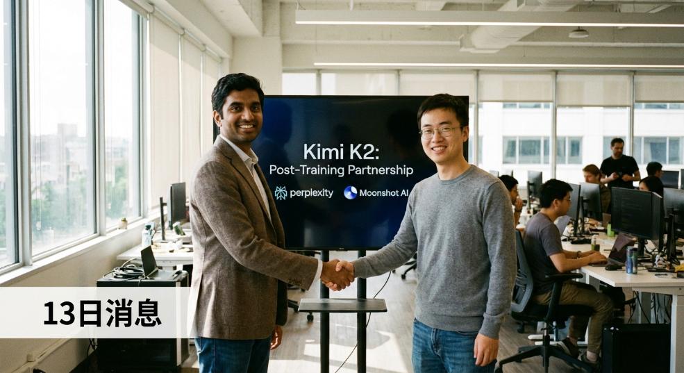 Perplexity CEO 称赞月之暗面，希望基于 Kimi K2 进行后训练第一张图